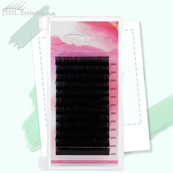 

Black Matte light Eyelash Extension Mink Individual Silk Eyelash Further Individual Eyelash Extensions JTFIL eyelashes