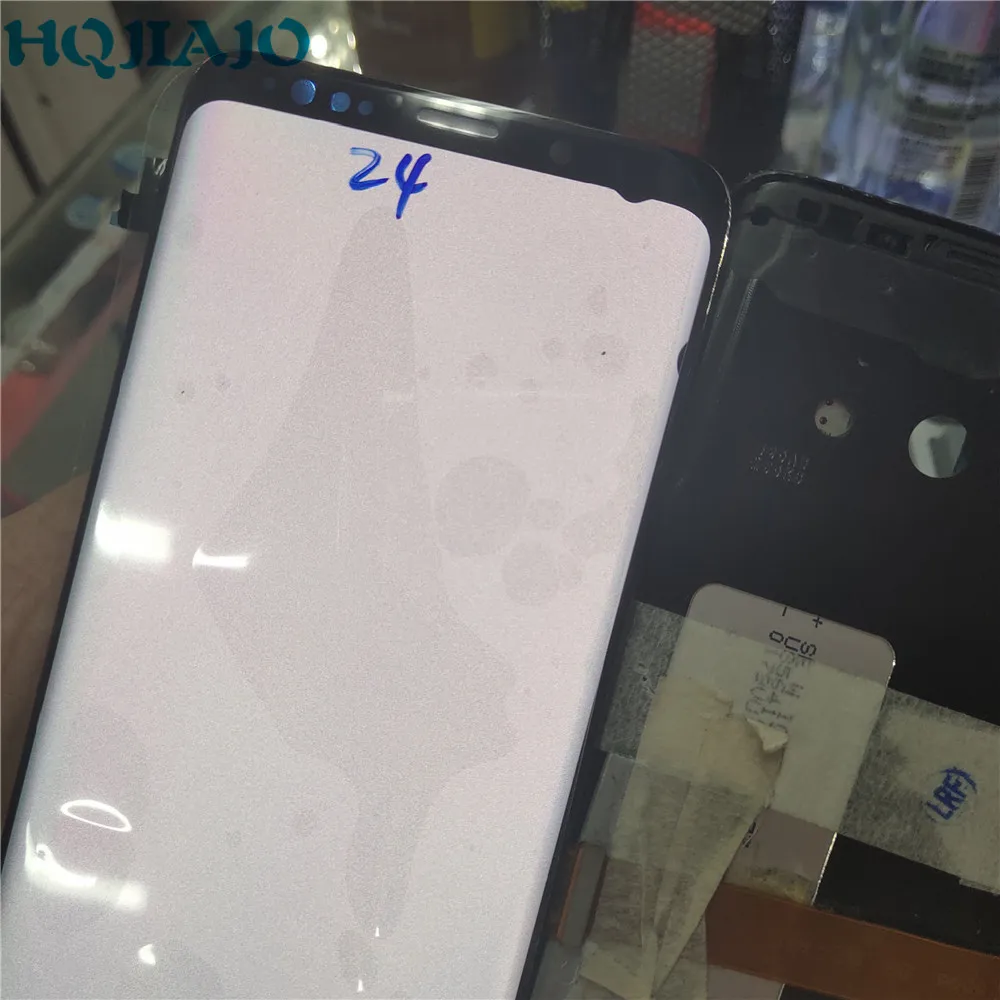  Dead pixels AMOLED Test For Samsung Galaxy S9+ G965F G965W Touch Screen Digitizer LCD Display For S