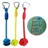 Backyard Line Hanging Obstacle Course Accessories for Kids - Slackline Fists, Swing Climbing Monkey Fist 6