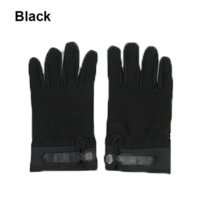 Уличные тактические перчатки противоскользящие армейские спортивные для страйкбола армейский военный полный палец перчатки камуфляж тренировочный кемпинг для мужчин и женщин - Цвет: Full Finger Black
