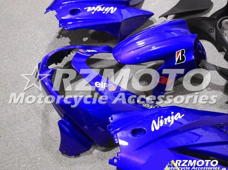 Мотоциклетный обтекатель abs комплект для Kawasaki Ninja250 2008 2009 2010 2011 2012 корпусные детали пресс-форм blueStore № 0054