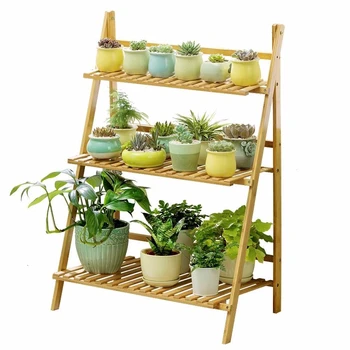 

Estante Para Plantas Ladder Decorativa Madera Estanteria Escalera Stojak Na Kwiaty Rack Dekoration Balcony Flower Plant Shelf