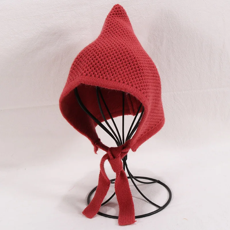 

Toddler Baby Boys Girls Knit Bonnet Winter Warm Earflap Beanie Cap with Chin Strap