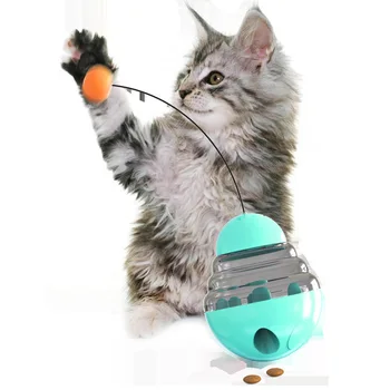 

Funny Cat Tumbler Toys Pets Slow Food Interactive Toys Puppy Shaking Leakage Food Container Pets Kitten IQ Improve Training Toys