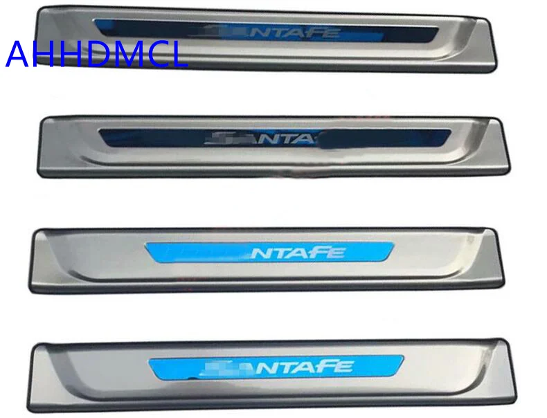 Автомобильная Накладка на порог полосы порога полосы для hyundai ix45 Santa Fe 2013