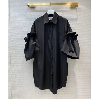 

Short Sleeve Shirt Dress 2020 Summer Boho Beach Dresses with Detachable ruffle cape women casual loose mini party dress vestidos