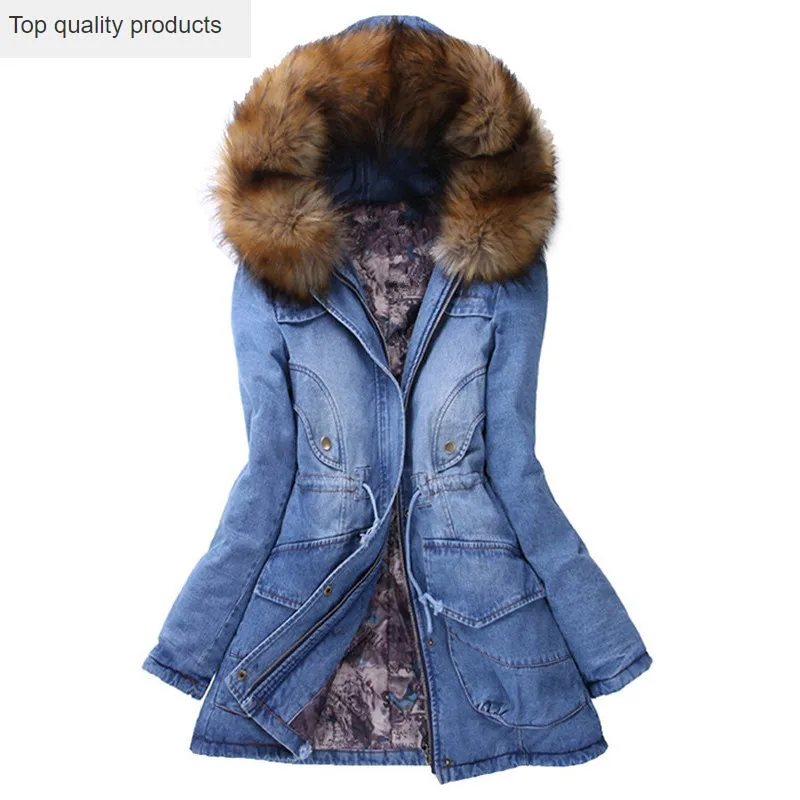 Джинсовая женская куртка новинка 2020 осенне-зимнее джинсовое пальто с меховым