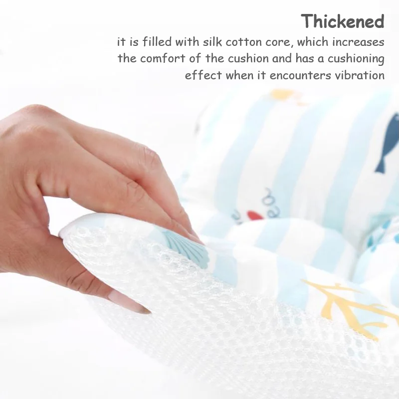 Baby Stroller Cotton Pad Stroller Liner Cotton Cushion Dining Chair Thickened Double-sided Carriage Pram Stroller Accessories baby stroller accessories products