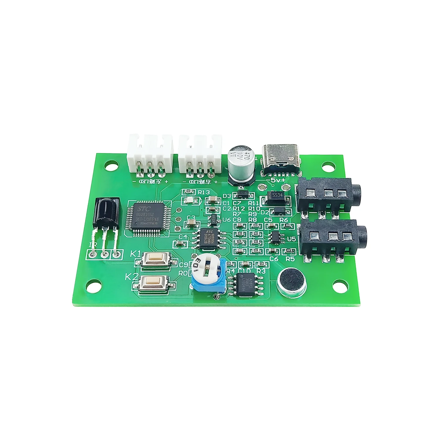 Espectro de Música Metro Colorido Dupla 30 Nível Indicador Áudio Flexível Som Controle Remoto Tira Macia dc 5v Atualizado 0.5 Led - Image 3