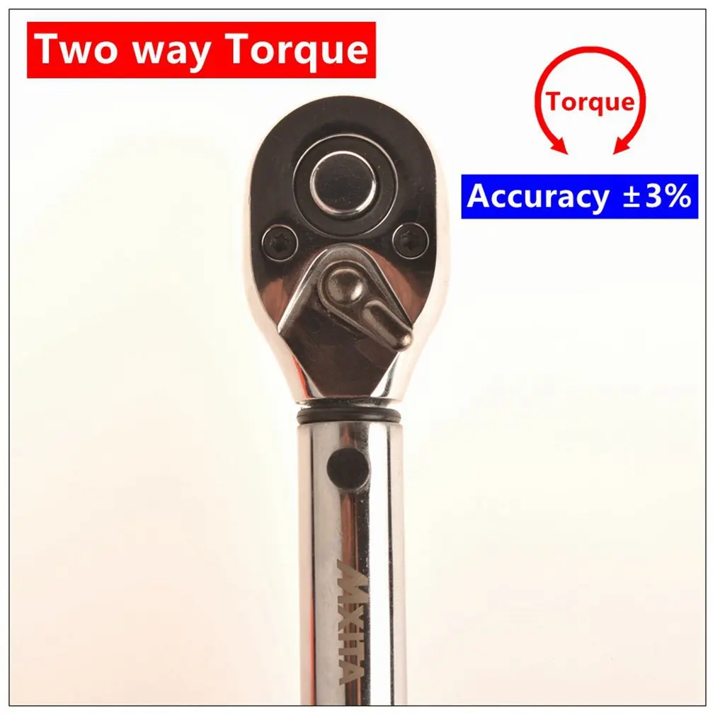 1-400Nm Adjustable Torque Wrench Tools 1/2" 1/4" 3/8" High precision Bicycle Bike Repairing Spanner Hand Tool