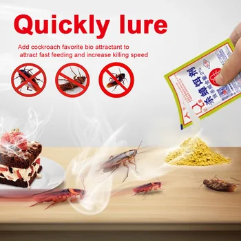 

20pcs Effective Killer Cockroach Powder Bait Special Insecticide Bug Beetle Medicine Insect Reject Pest Control Garden Supply