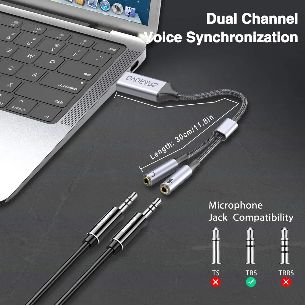 Адаптер для наушников и микрофона с разъемом USB 3 5 мм | Электроника