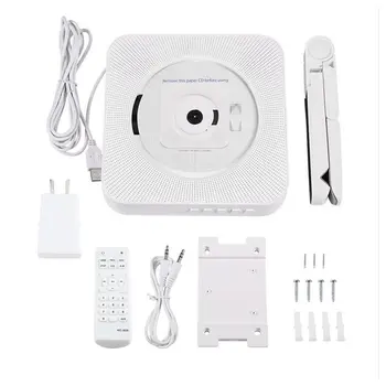 

Home cd player Wall Mounted Dvd Machine Repeater Cd Player Prenatal Speaker Cd English Learning Machine Student for white