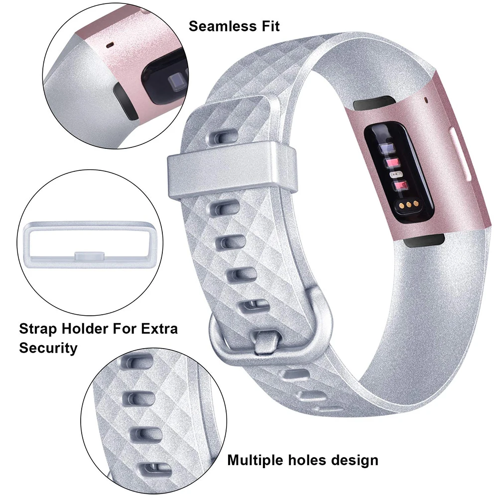 Baaletc для Fitbit Charge 3 Band TPU SmartWatch Charge 3 красочный регулируемый браслет сменный ремешок для Fitbit Charge3