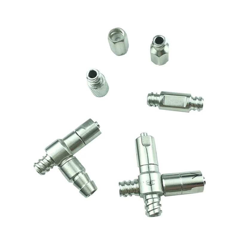 

Stainless Steel Fat Transplantation Suction 3 Way Valve Nano Fat Adapter Syring Metal Cap Liposuction Instrument