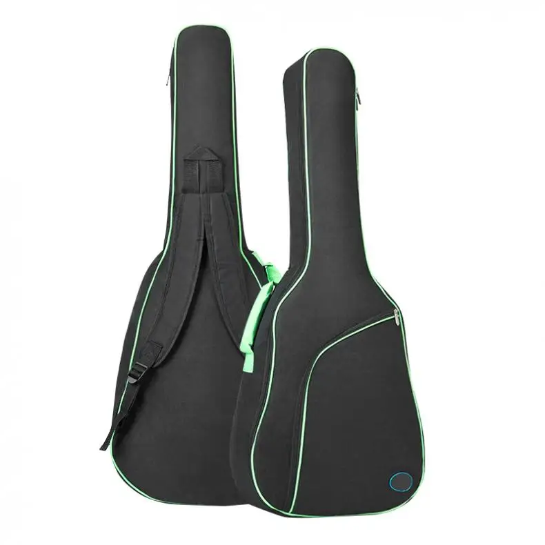 40/41 дюймов Оксфорд ткань чехол для гитары Красочные края Gig Bag двойные ремни Мягкий 10 мм хлопок мягкий водонепроницаемый рюкзак