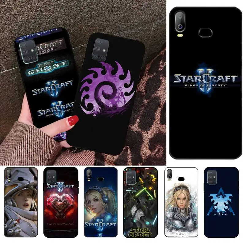 Starcraft 2 zerg протосс чехол для телефона Samsung Galaxy A01 A11 A31 A81 A10 A20 A30 A40 A50 A70 A80 A71 A91
