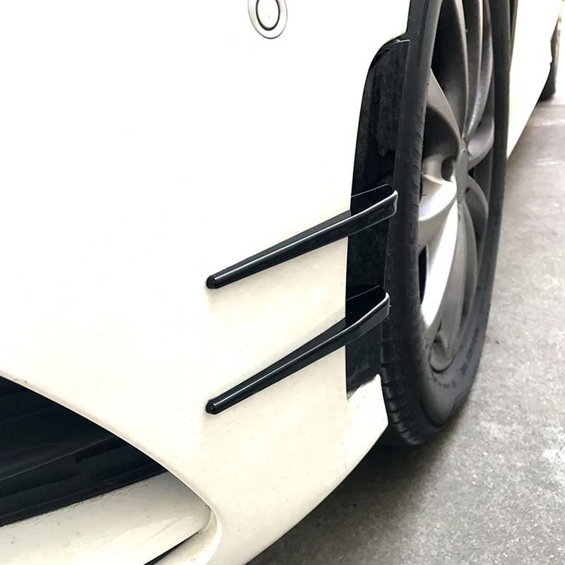 Car Front Bumper Spoiler Flank Wind Knife for Mercedes Benz a Class A180 A200 A220 W177 | Автомобили и - Цена: US $11.44