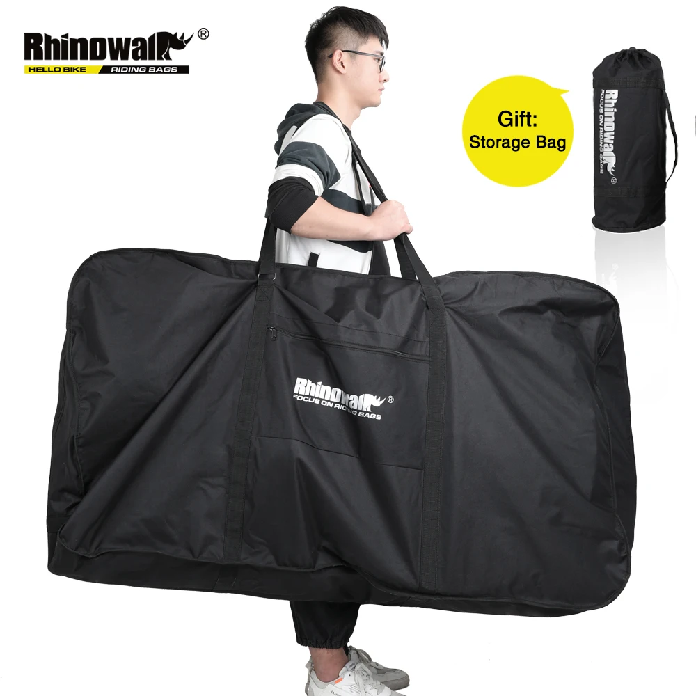 Rhinowalk 26-27 Inch Mountain Bicycle Carry Bag Portable Cycling Bike Transport Case Travel Bycicle Accessories Outdoor Sport