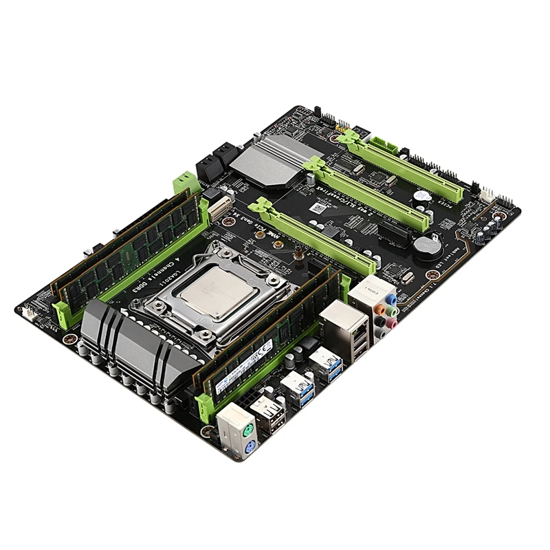 X79-P3 LGA2011 материнская плата комбинированный набор с процессором E5 1650 V2 4X8GB 32GB DDR3 ram 4-Ch 1600Mhz REG ECC NGFF M.2 SSD слот