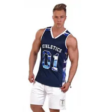 Спортивная повседневная майка для занятий фитнесом в европейском и американском стиле, летняя баскетбольная сетка, быстросохнущая, свободная, камуфляжная, без рукавов