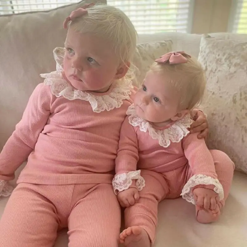 

Sweet Pink 2Pcs Kid Baby Girl Clothes Lace Ruffle Top T-shirt Pants Leggings Outfit 12M-5Y Infant Baby Autumn Clothing