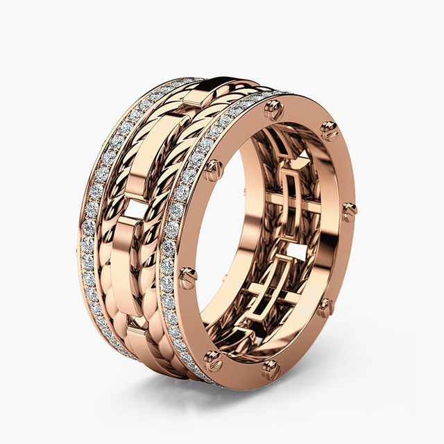 Punk Hiphop Series Mens Ring Band Cothic Geometry Men Ring Stone Trendy Gifts Gadget Ring For Gentleman