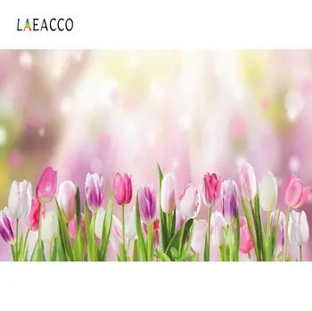 

Laeacco Flower Close-up Shots Glittering Backgrounds Celebration Part Photography Customizable Backdrops Props For Photo Studio
