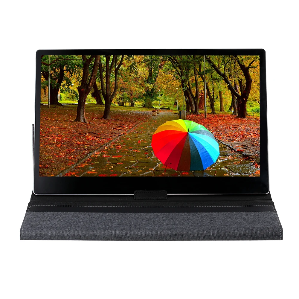 Портативный монитор 15,6 ''светодиодный 4K ips экран расширения для переключателя/PS4/ПК/ноутбука(с сенсорным экраном/батареей США штекер