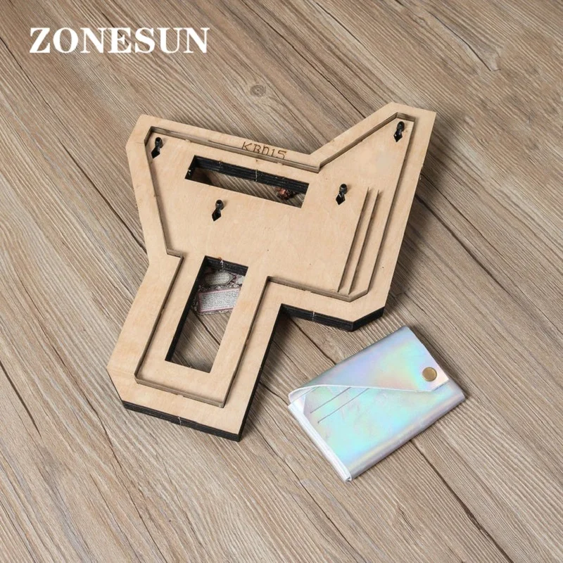 ZONESUN кредитный телефон кошелек для монет изготовленный на заказ высекальная