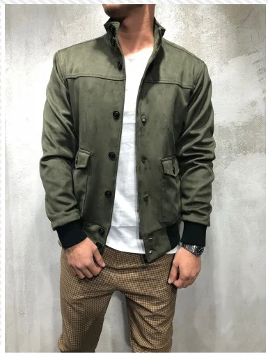 

Men's Slim Multi-button Overalls Pocket Jackets