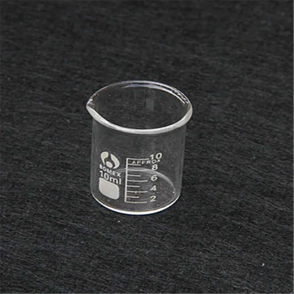 1pc 10ml-100ml Beaker Measuring Glass Beaker Lab Borosilicate Glassware Chemistry Learning stationery laboratory supplies