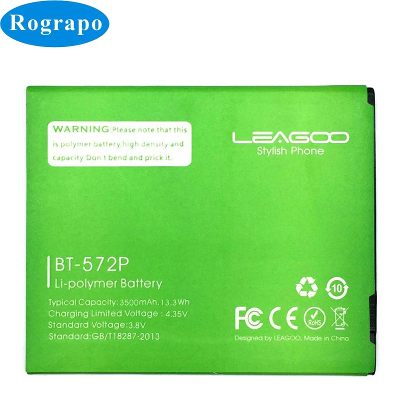 Сменный аккумулятор для BT-572P LEAGOO M8 M 8 PRO BT572P BT 3 P 3500 в 572 мАч мобильный телефон |
