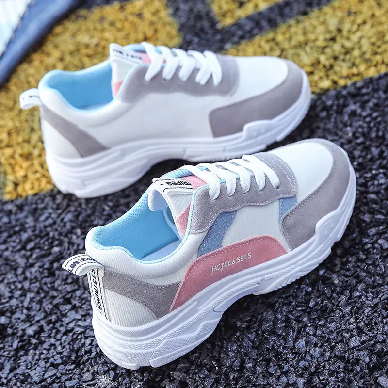 

2019 Spring New Style Athletic Shoes Women's INS Korean-style Students Daddy Versatile Canvas Shoes Flat Shoes WOMEN'S Shoes