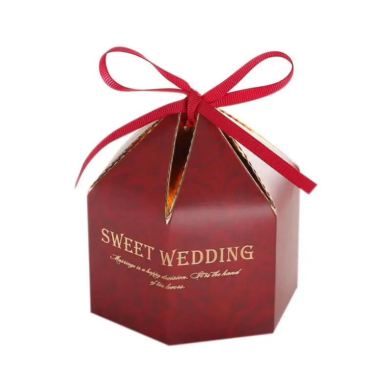 

30pcs/lot Creative Wedding Candy Engagement Gift Box New Romantic Sweet Wedding Print Paper Box