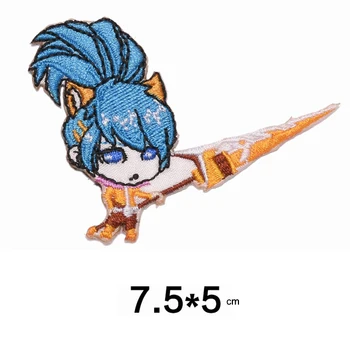 

Beauty embroidery patches could make as your logo Sewing embroidery badges