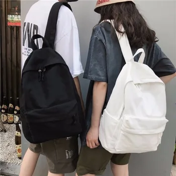 

2019 new ladies backpack Japanese canvas bag women's