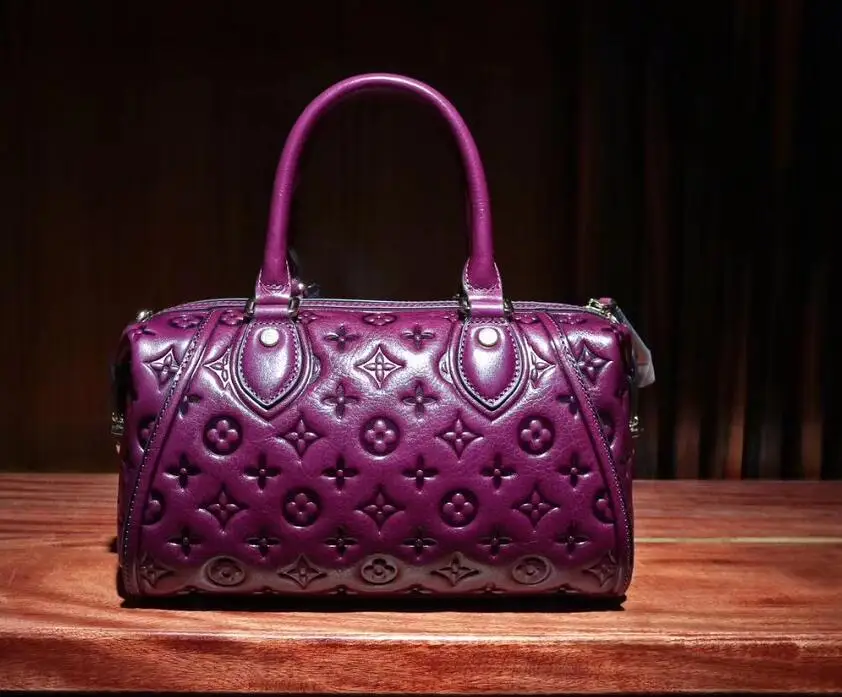SUWERER, дизайнерские сумки, известный бренд, женские сумки, новинка, роскошные сумки, женские сумки из натуральной кожи, сумка из настоящей воловьей кожи - Цвет: Purple