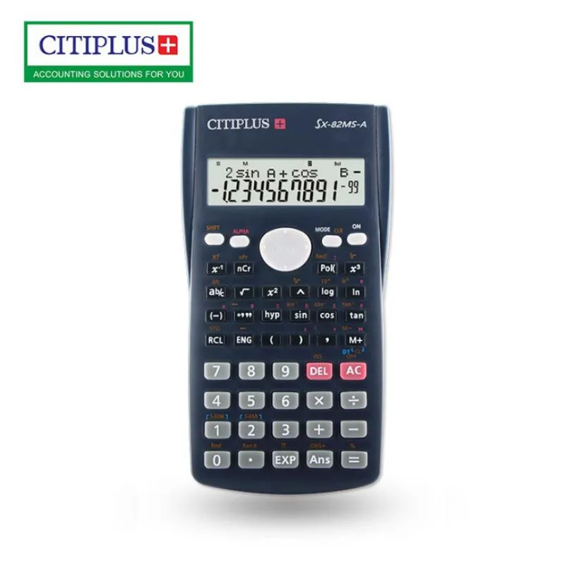 NEW 240 function calculator CITIPLUS button battery 82MS student calculator 1