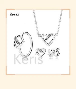 

100% 925 silver ribbons love sterling glue charms rings together