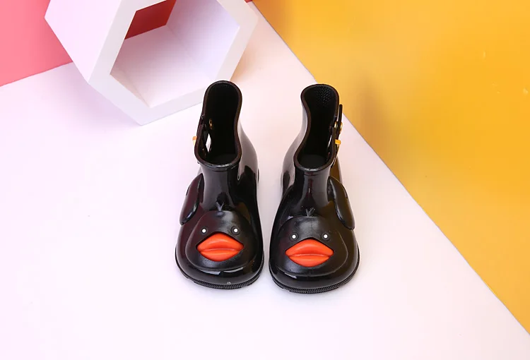 Mini Melissa/3 цвета; резиновые сапоги; Новинка года; нескользящие желе резиновые сапоги для мальчиков и девочек; Melissa; обувь с Микки Маусом; прозрачная детская водонепроницаемая обувь
