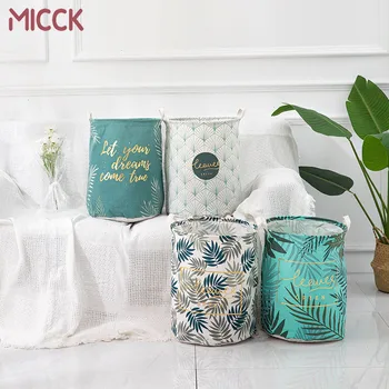 

MICCK Large Capacity Clothes Washing Organizer Household Sundries Container Barrels Folding Laundry Basket Toys Storage Bag