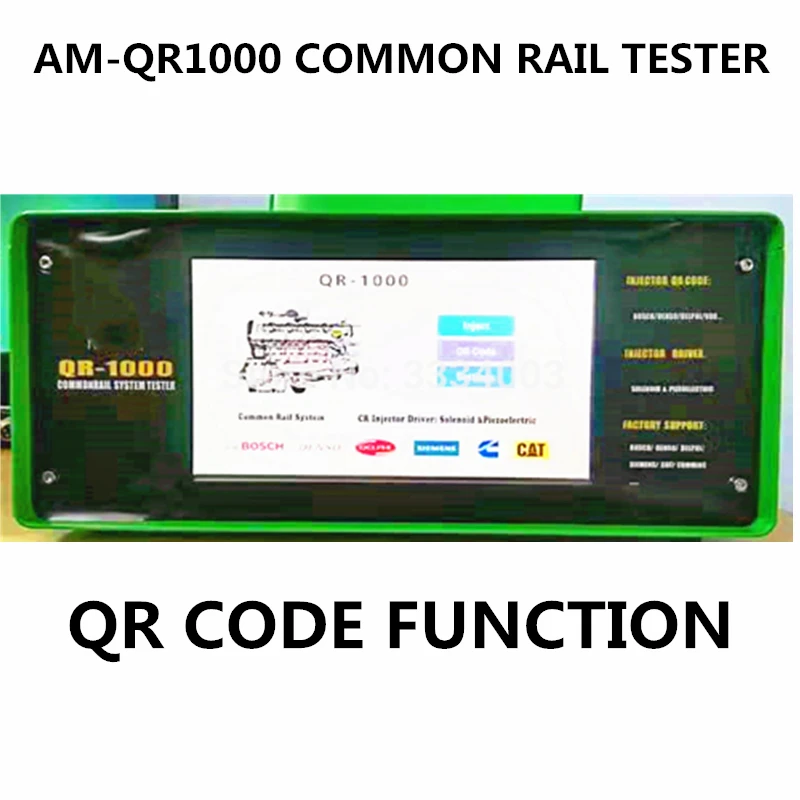 US $1.150.00 AMQR1000 Common Rail Injector QR Code Query Tester System For BOSCH DENSO DELPHI VDO Common Rail Injector Simulator Tester