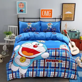 

dingdang cat cartoon bedding set queen full size duvet cover sheet pillow case bed linen set