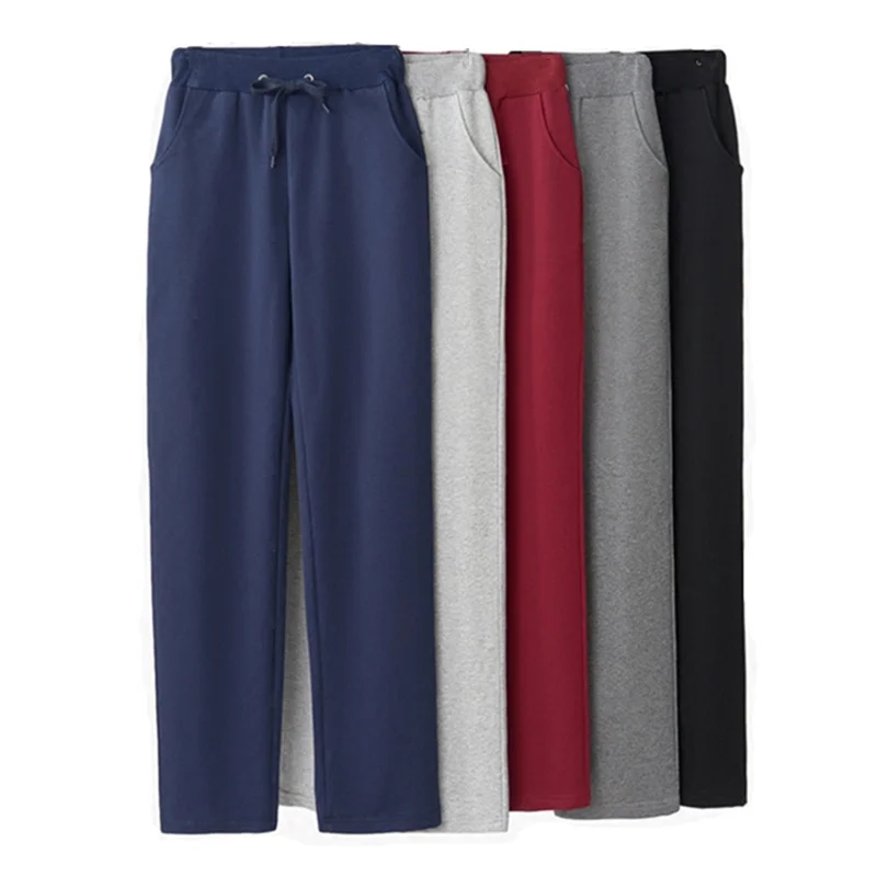 4XL 5XL Plus Size Straight Long Pants Women Elastic Waist Spring Streetwear Loose Trousers Sweatpants Black Pants Women C6048 4XL 5XL Plus Size Straight Long Pants Women Elastic Waist Spring Streetwear Loose Trousers Sweatpants Black Pants Women C6048
