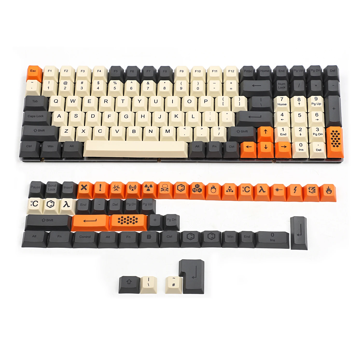 Вишневый профиль краситель Sub Carbon PBT полный Keyset для MX механическая клавиатура Filco