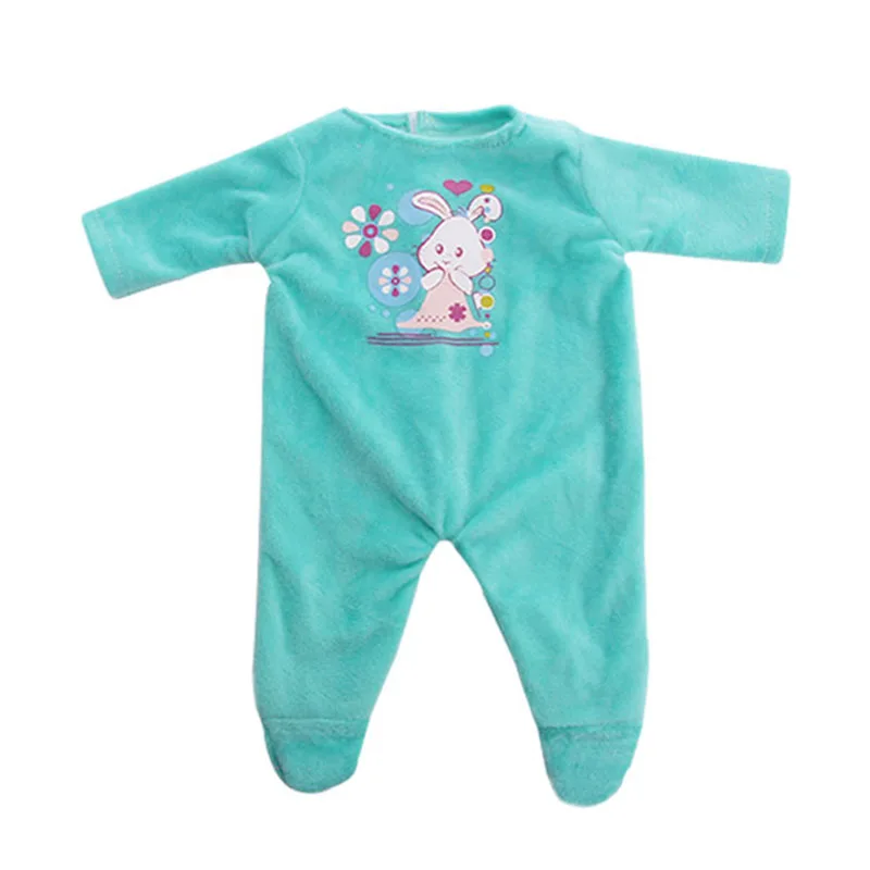 LUCKDOLL милые плюшевые пижамы подходят 18 дюймов Американский 43 см Кукла одежда аксессуары, игрушки для девочек, поколение, подарок на день рождения - Цвет: N1115