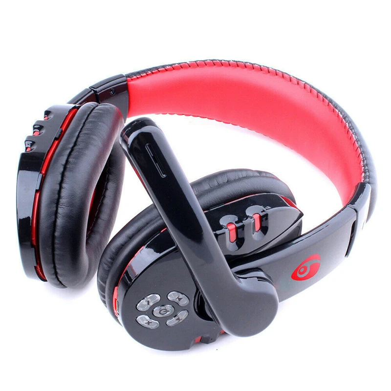 Wireless Bluetooth Gaming Headset Headphones Mic retractable