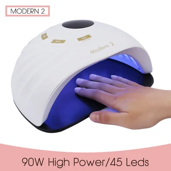 

90W Nail Dryer 45Pcs UV LED Lamp UV Nail Lamp For Manicure Drying All Gel Varnish Drying Lamp Auto Sensor Nail Art Tool