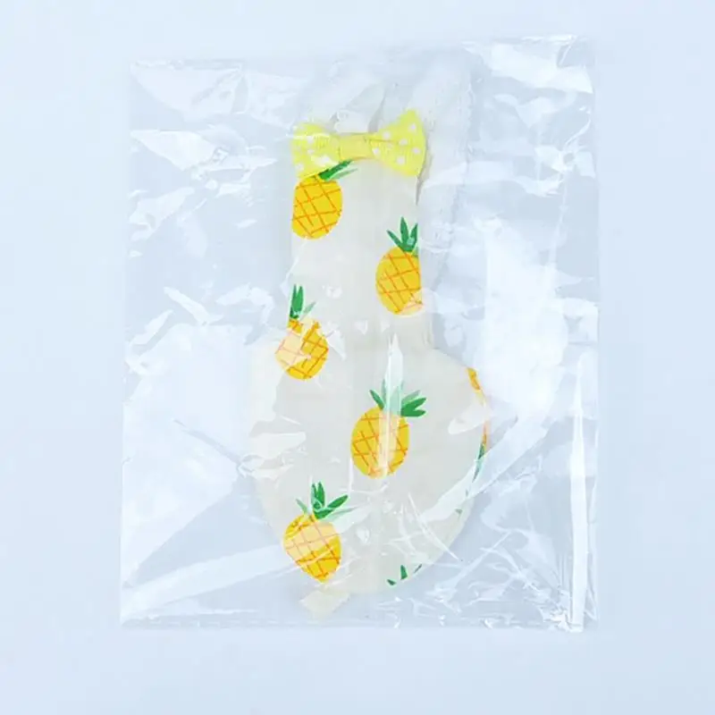 1pc Bird Diaper Cotton Washable Pineapple Watermelon Printing Breathable Parrots Nappy Bird Flight Suit Pet Clothing Accessories